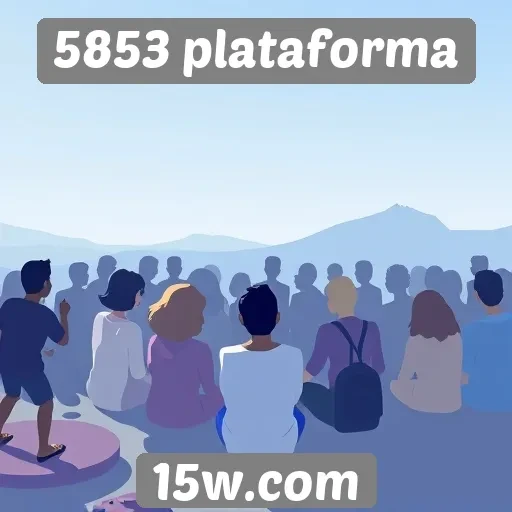 Como a comunidade interage na 5853 plataforma